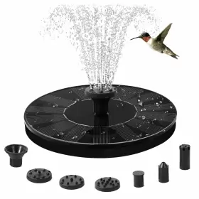 702367710126 HANBOUNG Solar Fountain Bird Bath Nozzles Water