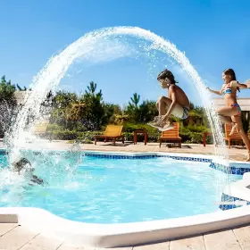 313112371365 HFATMOS Pool Fountain Swimming Water Fun #3