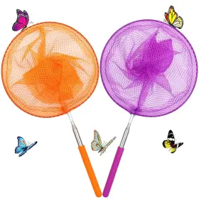 BTN0002 HSHTTKL Pack Insect Catching Nets Telescopic Steel Bu