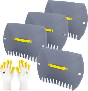 313044070053 JARDINEER Leaf Scoops Claws Grabber Yard