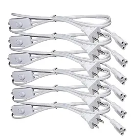 762704666950 LINGRUIYI Led Tube Power Extension Cable Switch