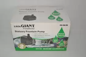 566611 LITTLE GIANT Watts Statuary Fountain Pump #2 566611 LITTLE GIANT Watts Statuary Fountain Pump #2