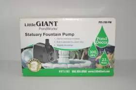 566611 LITTLE GIANT Watts Statuary Fountain Pump #3 566611 LITTLE GIANT Watts Statuary Fountain Pump #3