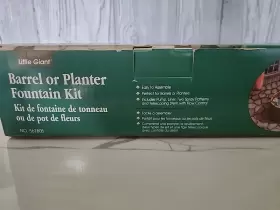 567805 LITTLE GIANT Barrel Planter Fountain Garden Kit #2