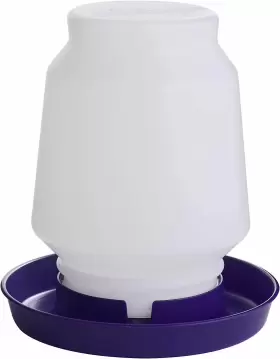 7506PURPLE LITTLE GIANT Miller Poultry Fountain Waterer 7506PURPLE LITTLE GIANT Miller Poultry Fountain Waterer