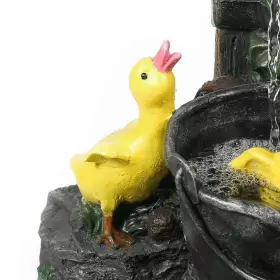 WHF853 LUXEN HOME Fountain Duck Family Bath Patio Cascade #2