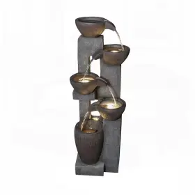 744760005751 MONADECOR Tiered Fountain Led Lights Garden