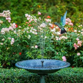 2.5W-YUAN BATH Solar Fountain Pump Nozzles Bird Garden Pond
