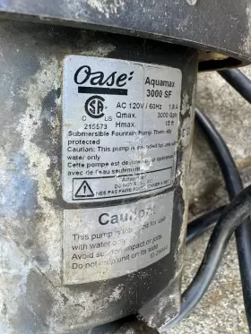 706759575003 OASE Aquamax Eco Pond Waterfall Pump #3 706759575003 OASE Aquamax Eco Pond Waterfall Pump #3