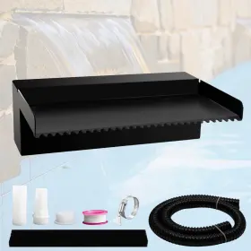 B0CFDH9HW3 PAMOPAMO Pool Waterfall Spillway Fountain Steel