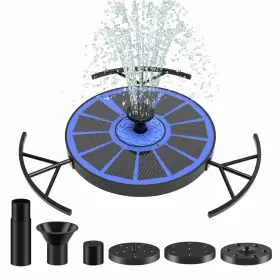 SEHYQLTYPQ24 PASSIONBILITY Solar Fountain Water Bird Bath