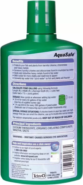 16267 POND Aquasafe Ounces Makes Tap Water Safe Fish #2