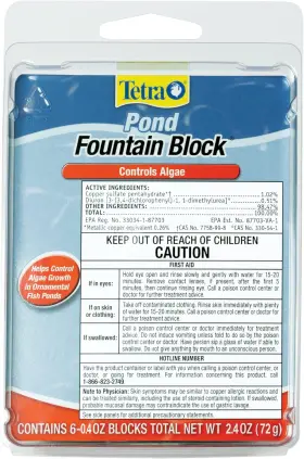 16737 POND Fountain Block Algae Growth Ornamental