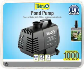 26588 POND Water Garden Pump Powers Waterfalls Filters Heads