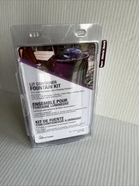 52709 POND BOSS Lit Container Fountain Filter Box Pump Ring
