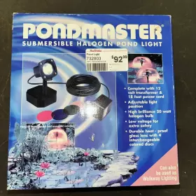 02155 PONDMASTER Submersible Halogen Pond Light Nos
