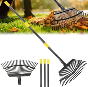LUOYEPA25CHI-HUIZHOU-5FT POPOHOSER Rake Garden Leaf