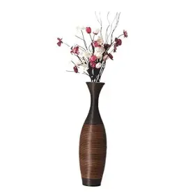 QI003828.L QUICKWAY IMPORTS Tall Designer Floor Vase Rattan QI003828.L QUICKWAY IMPORTS Tall Designer Floor Vase Rattan