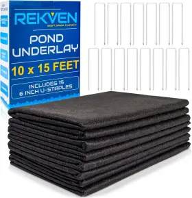 629829996518 REKVEN Feet Pond Liner Underlayment Geotextile
