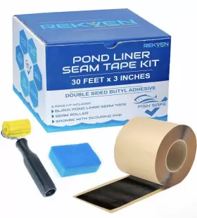 B08STRHRYY REKVEN Pond Liner Seam Tape Double Butyl Adhesive