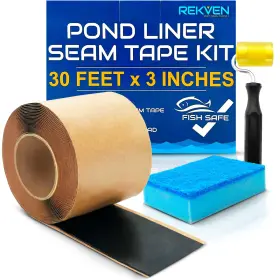 PLT-30X6-SRS REKVEN Pond Liner Seam Tape Feet Double Butyl