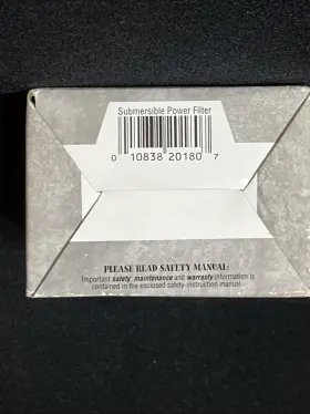 010838201807 RENA OEM Submersible Power Filter Aquarium Pet #3 010838201807 RENA OEM Submersible Power Filter Aquarium Pet #3