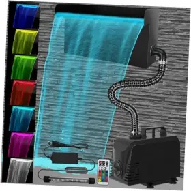 WK-12 REXII Pond Waterfall Led Lights Steel Spillway Kit