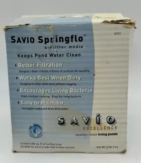 SF01 SAVIO Springflo Bio Filter Media Koi Fish Pond Ribbon #2 SF01 SAVIO Springflo Bio Filter Media Koi Fish Pond Ribbon #2