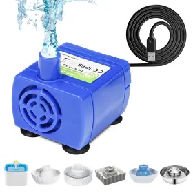 SG-DG04 SGURFIN Cat Water Fountain Pump Led Light Cupcake