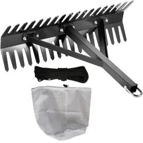 5Y-71IZ-S77A SHENGYI Pond Rake Weed Removal Tool Steel Blades