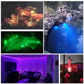 680491860644 SHOYO Changing Spotlights Pond Lights Underwater #2