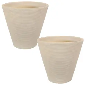 DG-875-2PK SUNNYDAZE DECOR Walter Dual Wall Polyresin Planter #2