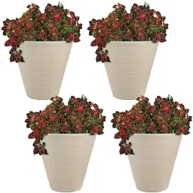 DG-875-4PK SUNNYDAZE DECOR Walter Dual Wall Polyresin Planter