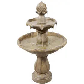 AMP-F802ERTH SUNNYDAZE DECOR Solar Water Fountain Battery