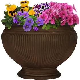 DG-912 SUNNYDAZE DECOR Elizabeth Urn Dual Wall Polyresin