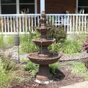 FC-73650 SUNNYDAZE DECOR Pineapple Water Fountain Earth #2