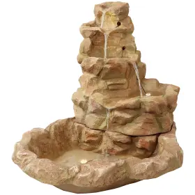 FC-73882 SUNNYDAZE DECOR Stone Springs Waterfall Fountain Led