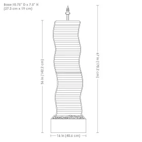 GSI-6051 SUNNYDAZE DECOR Curved Ridge Waterfall Fountain #2
