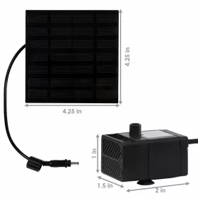 JRS-150 SUNNYDAZE DECOR Solar Fountain Water Pump Lift Kit #2 JRS-150 SUNNYDAZE DECOR Solar Fountain Water Pump Lift Kit #2
