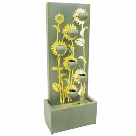 MCA-2541 SUNNYDAZE DECOR Sunflower Fields Steel Water Leds