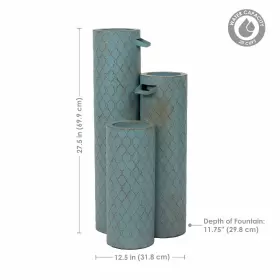 MCA-3081 SUNNYDAZE DECOR Moroccan Trellis Zinc Garden #2 MCA-3081 SUNNYDAZE DECOR Moroccan Trellis Zinc Garden #2