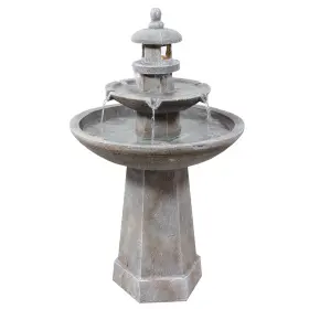 WNC-321 SUNNYDAZE DECOR Pagoda Polyresin Water Fountain