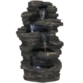 XCA-132311002 SUNNYDAZE DECOR Falls Electric Waterfall Led