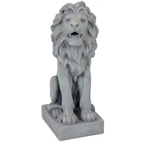 XCA-635 SUNNYDAZE DECOR Noble Beast Sitting Lion Concrete