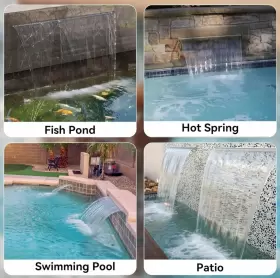 BEYSH0006232BE TAUS Pool Fountain Control Acrylic Spillway #3