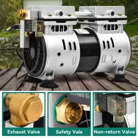 BEYSHVMM2X TAUS Pond Aerator Alloy Silent Air Compressor Tube #3 BEYSHVMM2X TAUS Pond Aerator Alloy Silent Air Compressor Tube #3