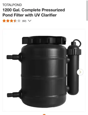 52236 TOTALPOND Pressurized Pond Filter Uv Clarifier #2
