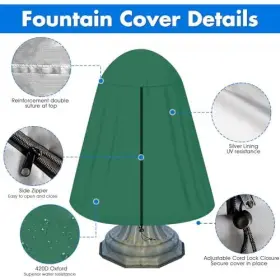 HD-907H TRYITSBEST Fountain Cover Oxford Garden #3