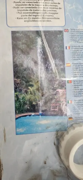 WF-305 U.S. POOL SUPPLY Flower Waterfall Spray Fountain Water #3 WF-305 U.S. POOL SUPPLY Flower Waterfall Spray Fountain Water #3