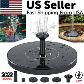 313093580503 POWER Solar Bird Bath Fountain Pump Nozzle #2